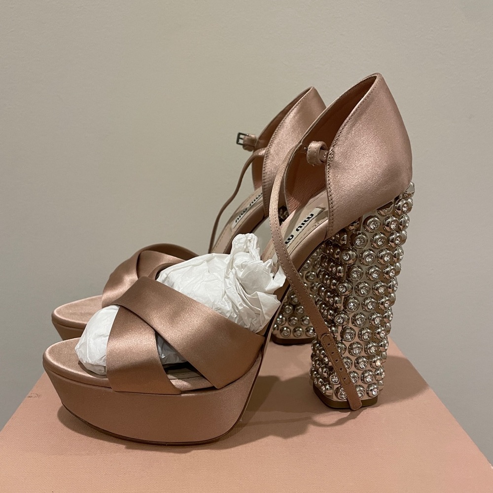 Miu Miu Satin Platform - image 1